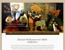 Tablet Screenshot of mgh-teddybears.ch
